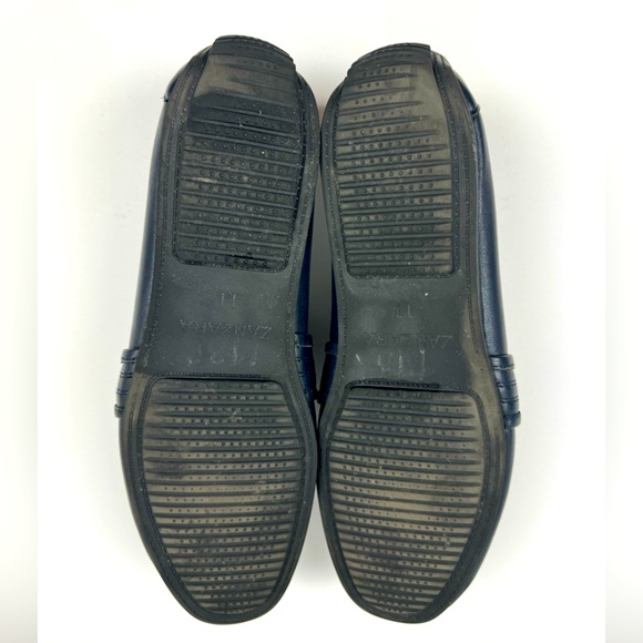 Zanzara Men's Van Eyck Blue Soft Leather Loafers Shoes Size 11‎ - Picture 7 of 9